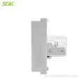 RJ11 4 fios Tel Socket Outlet Modular para plástico